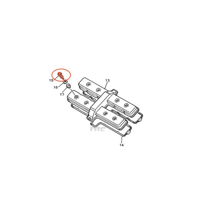 Service Moto Pieces|Moteur - Couvercle culasse - Vis de serrage (x1) - 90109-064F0|Couvercle culasse - cache culbuteur|6,90 €