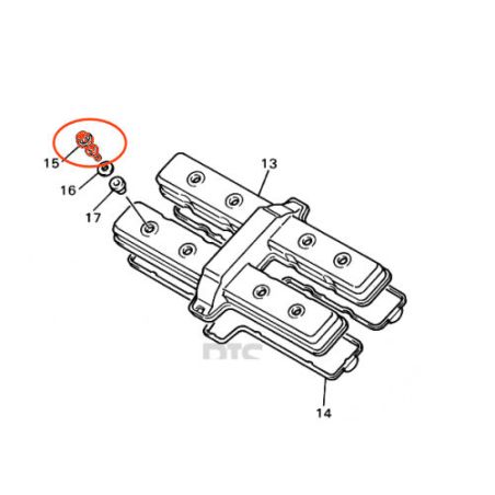 Service Moto Pieces|Moteur - Couvercle culasse - Vis de serrage (x1) - 90109-064F0|Couvercle culasse - cache culbuteur|6,90 €