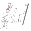 Fourche - Bague de glissement - Supéreure - CX400 