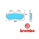 Frein - Jeu de Plaquettes - Metal fritté - BREMBO - 07HO10SA - 