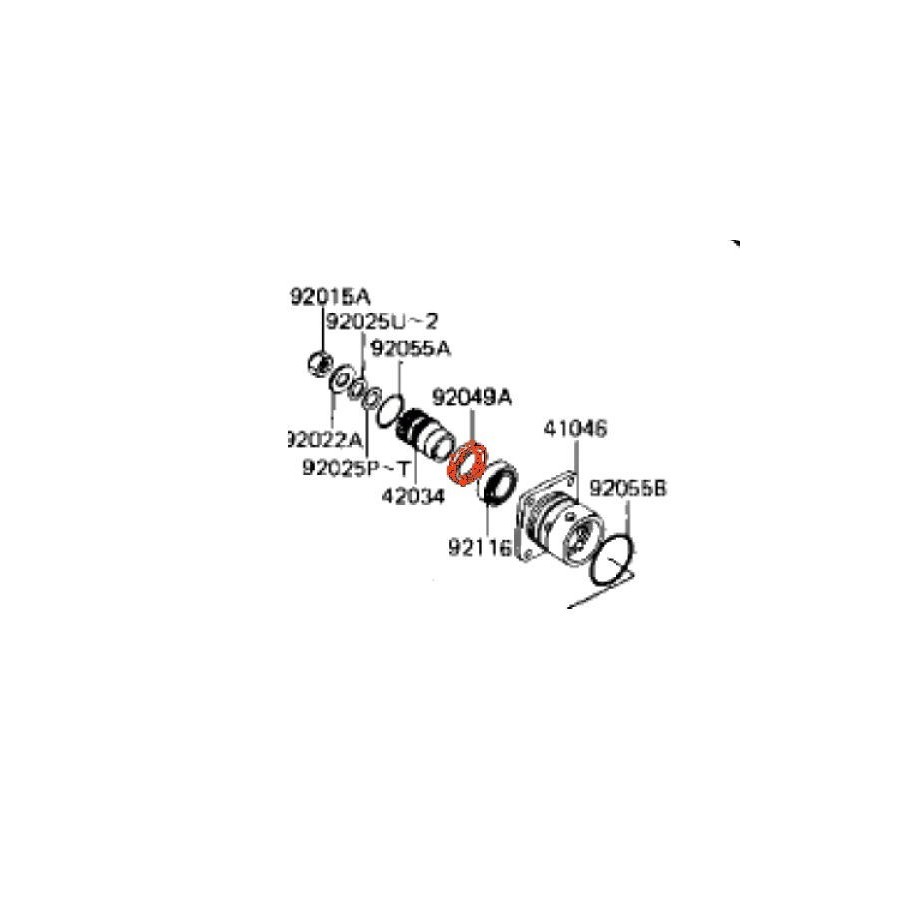 Cardan - Joint a levre ø 32x48x7 mm - (x1) - Z1100 - 92049-1033 913...