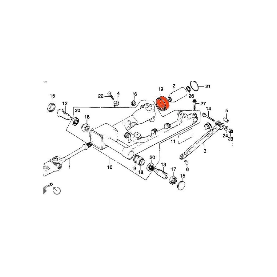 Cardan - Joint Spy - 43x52x7mm 91262-463-005