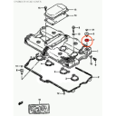 Moteur - Joint de Vis couvre culasse (x8) - Couvercle cache culbuteur : Suzuki, 09161-11006 / 09161-11008