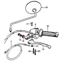 Embrayage - Tendeur de cable - contre ecrou 90321-315-670