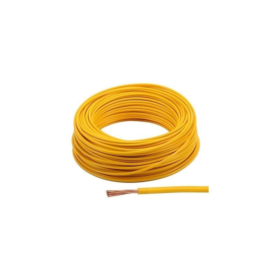 Fil Electrique - 2.50mm2 - JAUNE - 3 metres 20060-250-003