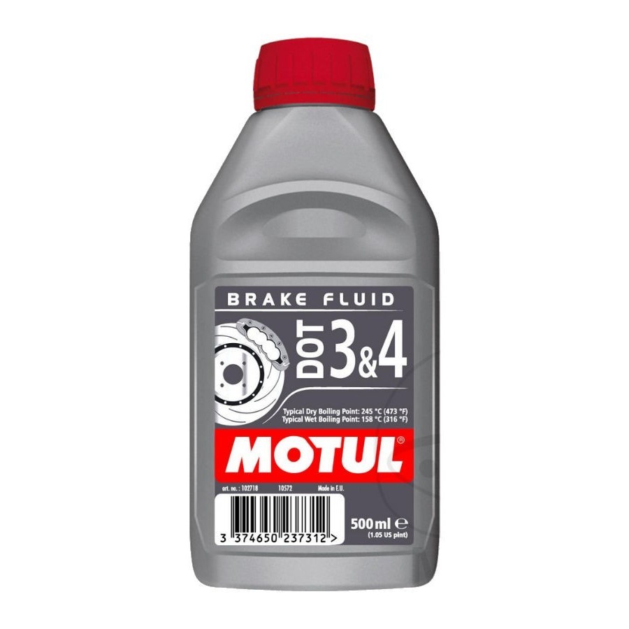 Liquide de Frein - Motul 3&4 - DOT 4 - (DOT4) - 0.5 Litre  99901-10...