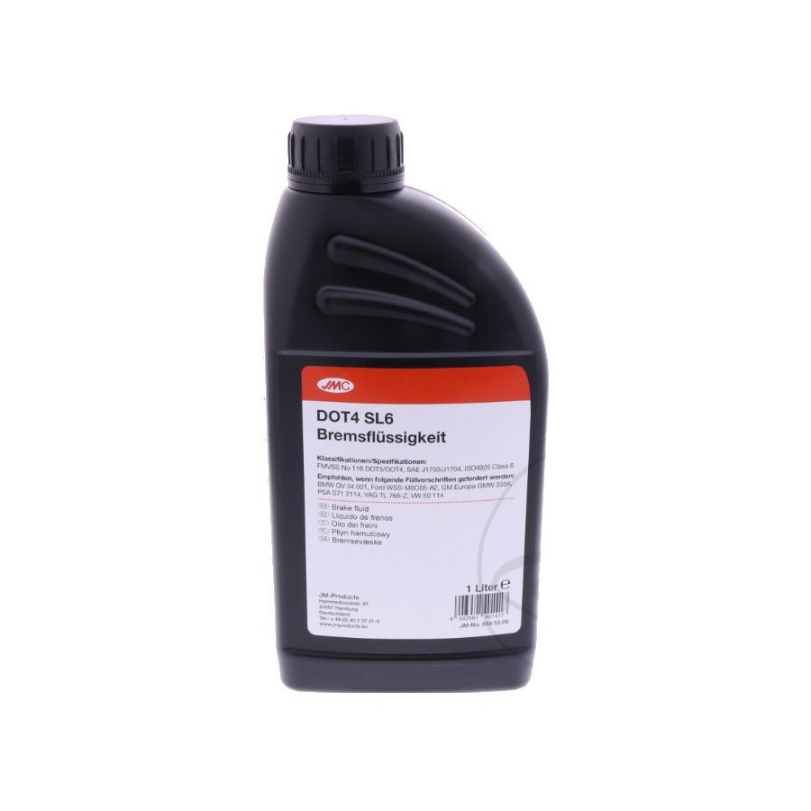 Liquide de Frein - SL6 DOT 4 - (DOT4) - 1 Litre 99901-100-141