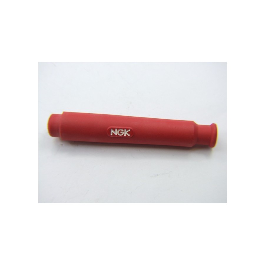 Anti-parasite - NGK - SD-05 FM-R - 180° - silicone rouge - (SD05F) ...