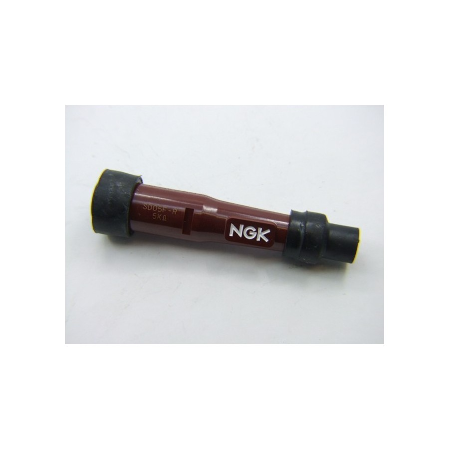 Anti-parasite - NGK - SD-05 F-R - (SD05FR) - Rouge Foncé - 180° 011...