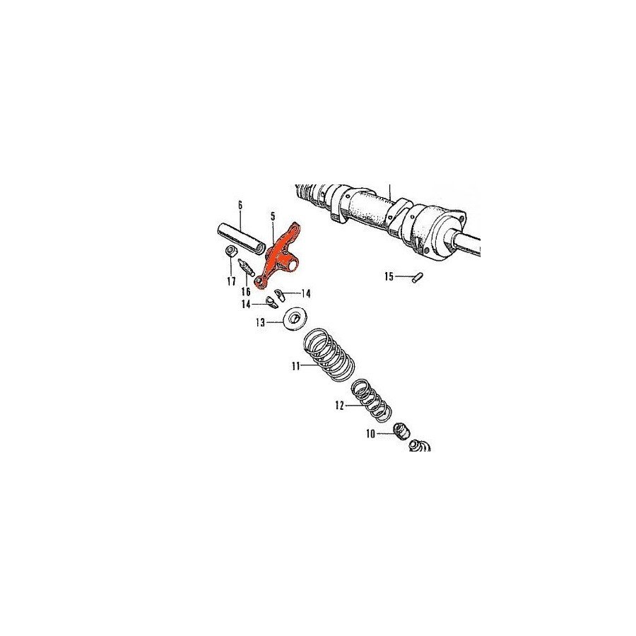 Moteur - Culbuteur - (rocher) - cb125K - B6 14431-303-000