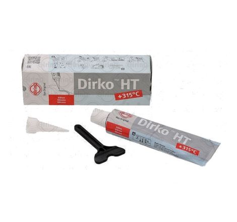 Service Moto Pieces|Pate a joint - DIRKO - Silicone gris - 315°C - 70ml|Joint : Caoutchouc - Papier ....|11,90 €