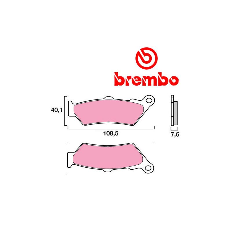 Service Moto Pieces|Frein - Jeu de Plaquettes - BREMBO - 07BB03SA|Plaquette|54,90 €