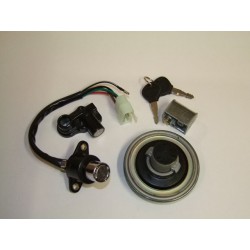 Service Moto Pieces|Contacteur a Clef - Neiman - Selle - Reservoir - CB125TD - CB125T|Contacteur a clef|62,50 €