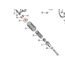 Moteur - Soupape - 1/2 lune de montage - (x1) - CB125 K