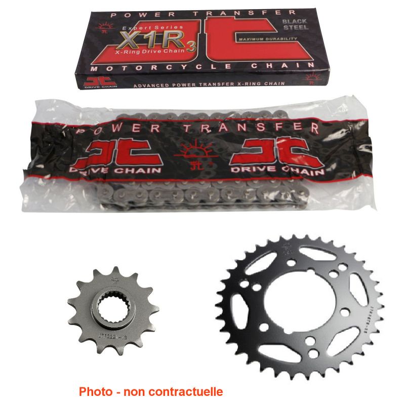 Service Moto Pieces|Transmission - Kit chaine - JT-X1R - 530-102-42-16 - Noir - KZ650BG|Kit chaine|135,90 €