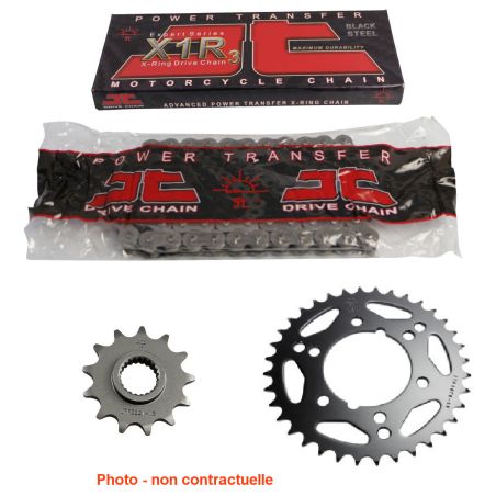 Service Moto Pieces|Transmission - Kit chaine - JT-X1R - 530-102-42-16 - Noir - KZ650BG|Kit chaine|135,90 €