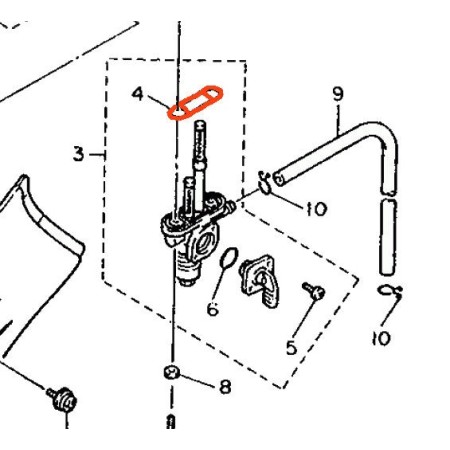 Moteur - Culbuteur - Vis de reglage (x1) - 360-400-500-550-750-...