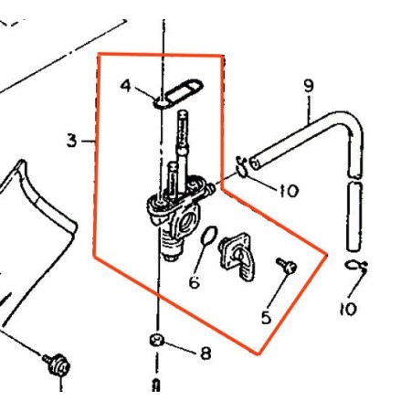 Moteur - Culbuteur - Vis de reglage (x1) - 360-400-500-550-750-...