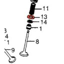 Moteur - Siege exterieur de ressort -  14775-107-000