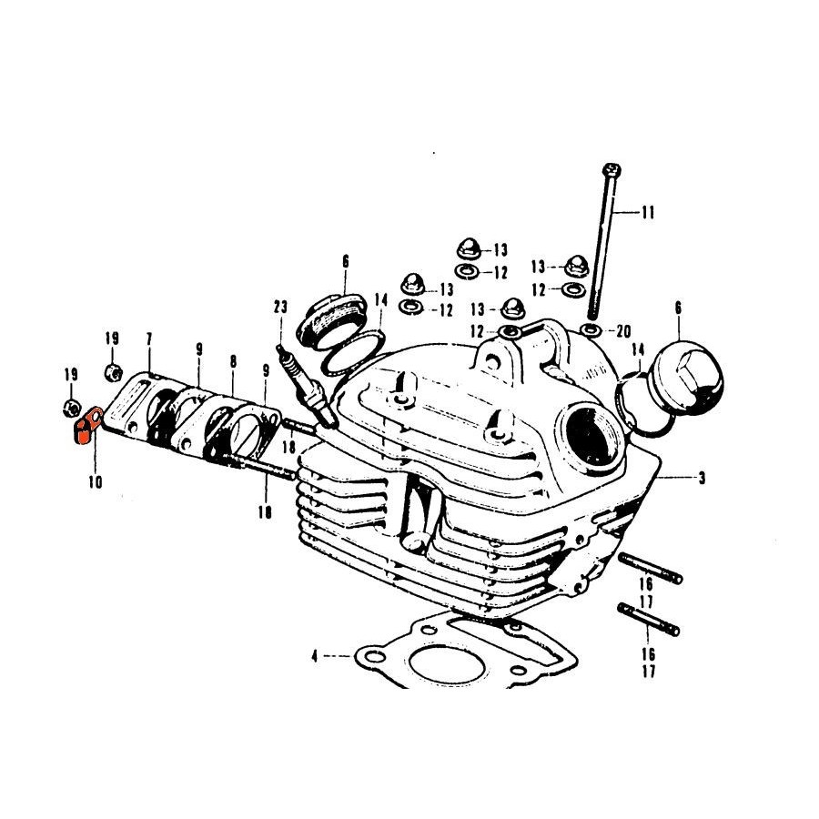 Moteur - Clips de maintien cable -  32906-107-000