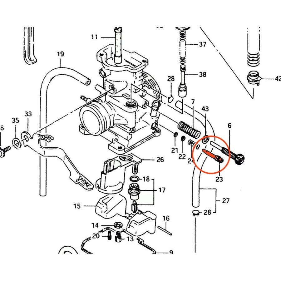 Moteur - Guide de Soupape, Admission / Echappement- CB750 four F2 - 12021-410-300