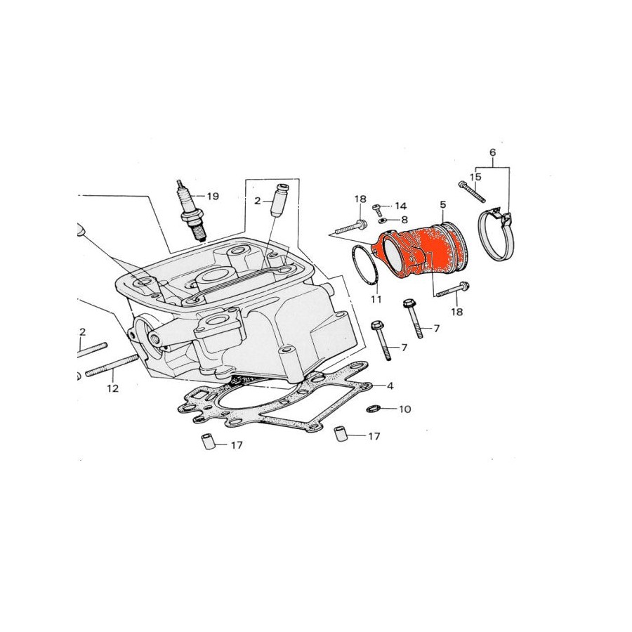 Moteur - Joint de culasse - COMETIC - ø 68mm - EP 1.9 - CB900F  122...