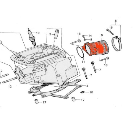 Moteur - Joint de culasse - COMETIC - ø 68mm - EP 1.9 - CB900F