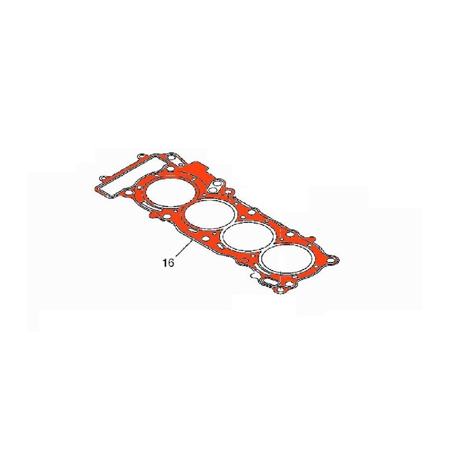 Moteur - Culasse - joint net (x1) - Vert - 	2C0-11181-01 - YZF-R6 (...