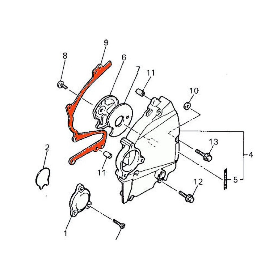 Couvercle culasse - joint cache culbuteur - CBR1000F