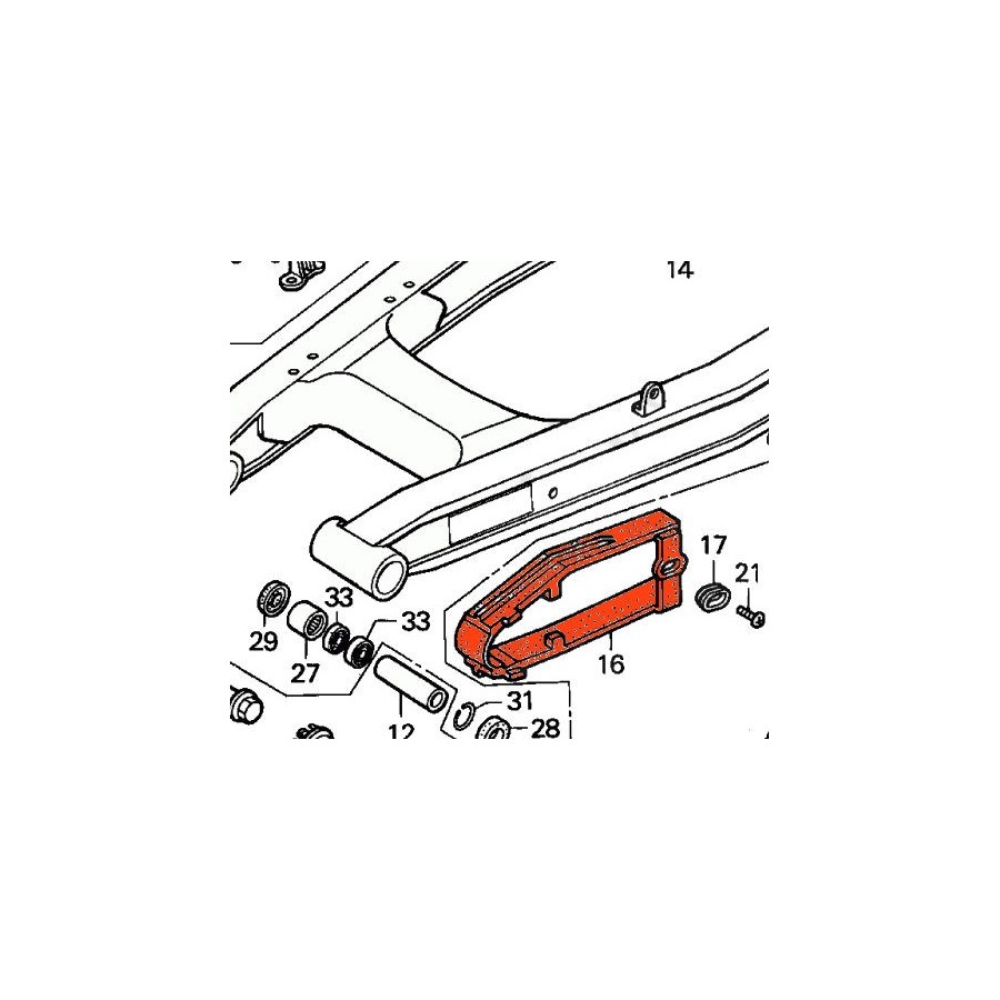 Cache culbuteur - Joint de carter - CBX400-CBX550