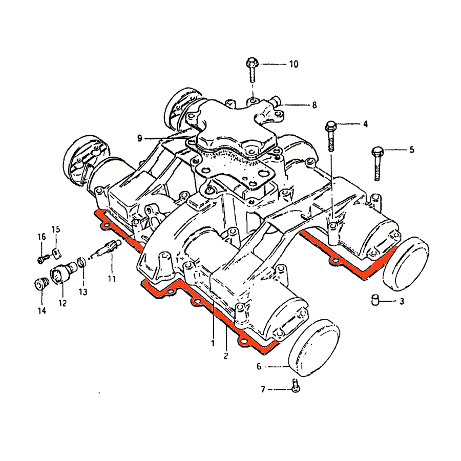 Moteur - Joint Couvre Culasse - 11173-34210 / 11173-34200 - GS650 1...