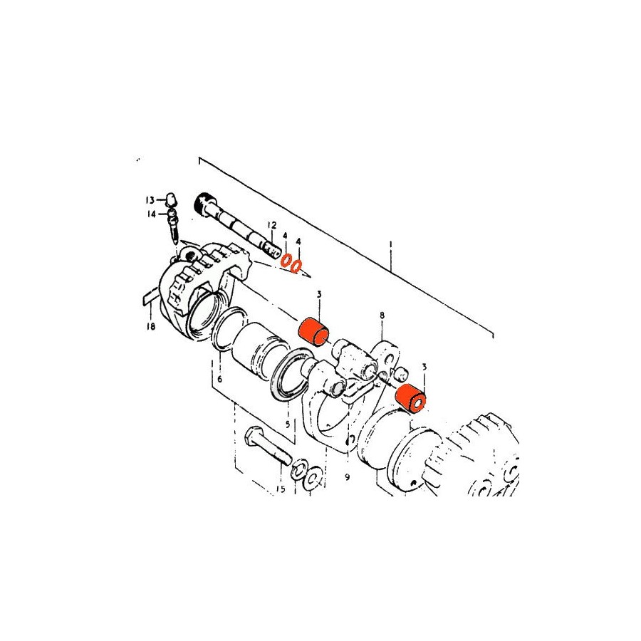 Rondelle de ressort de soupape - GL1000 - CX500 - CB750K - K1-K6 - F1