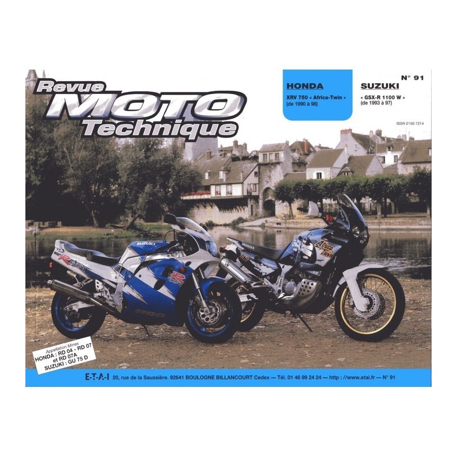 RTM - N° 091 - GSX-R1100 / XRV750 - Revue Technique moto - Version ...