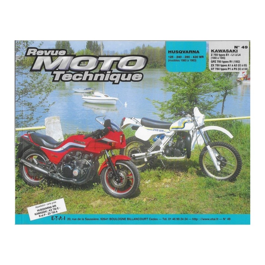 RTM - N° 049 - Kawasaki GT750 - GPZ750 - Revue Technique Moto 00RTM...