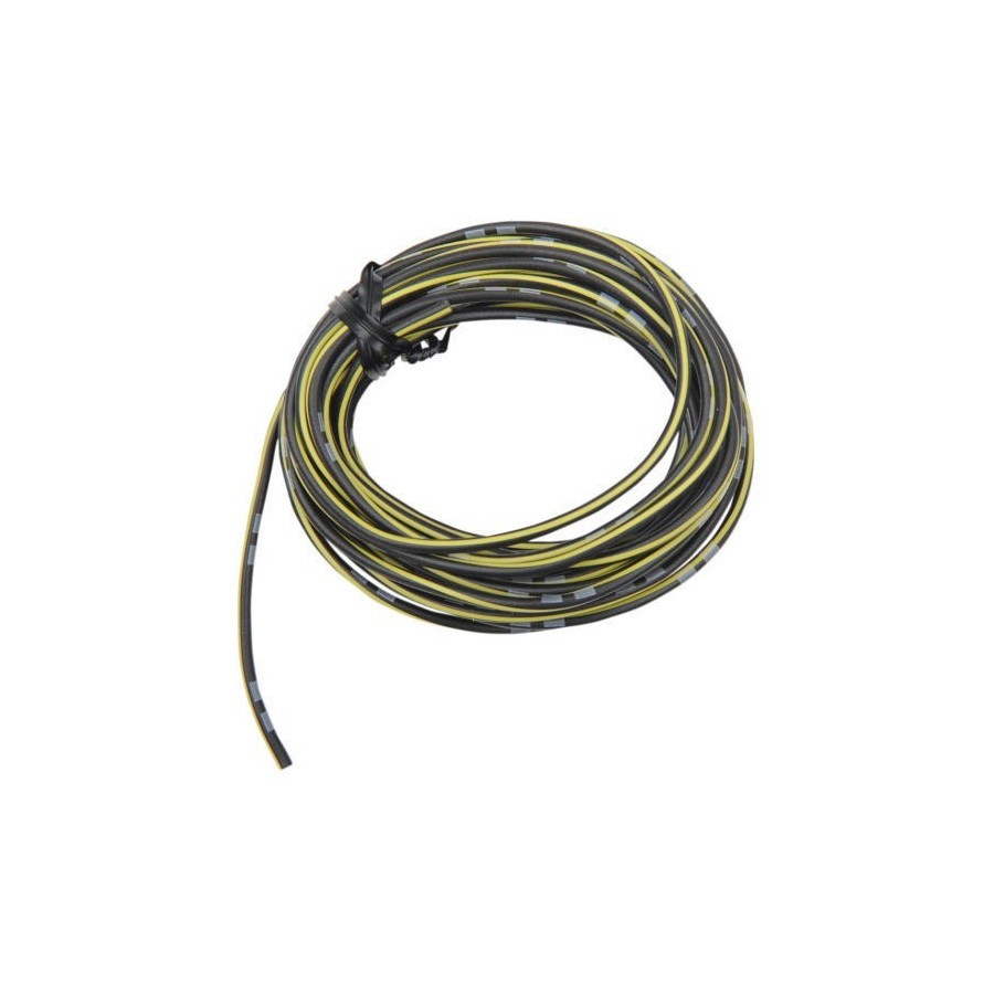 Fil Electrique - 0.75mm2 - Jaune/Noir - 4 metres 20060-075-056