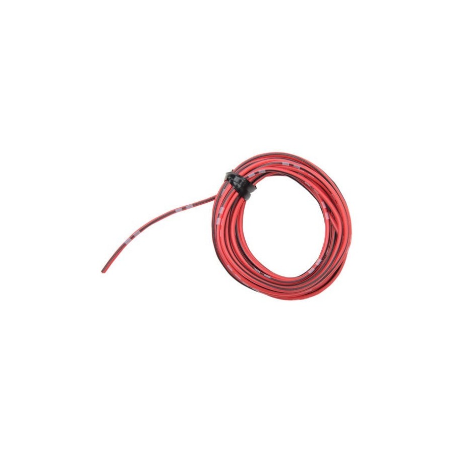 Fil Electrique - 0.75mm2 - Rouge/Noir - 4 metres 20060-075-066