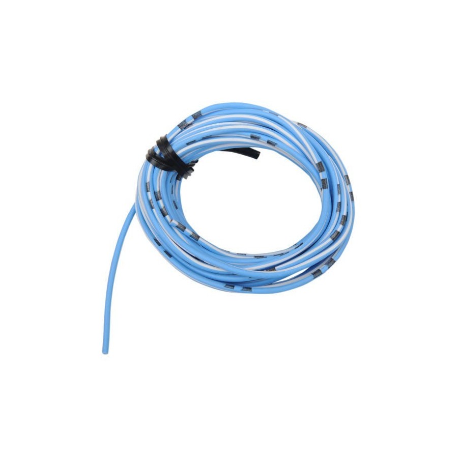 Fil Electrique - 0.75mm2 - Bleu/Blanc - 4 metres 20060-075-052