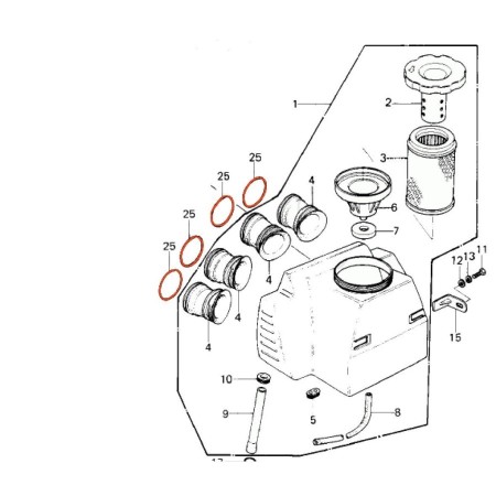 Ressort de Manchon de liaison - Carburateur - filtre a air - (x1) -...