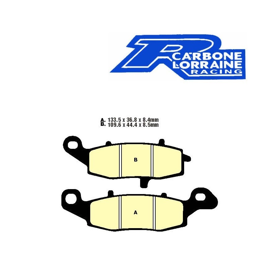 Frein - Jeu de Plaquettes - Gauche - Carbone-Lorraine - 01009-138-518