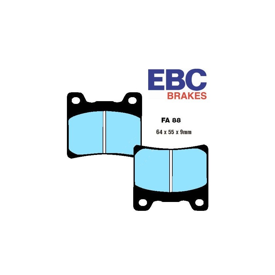 Frein - Jeu de Plaquettes - EBC EXTREME PRO - EPFA-088-HH 01008-088...