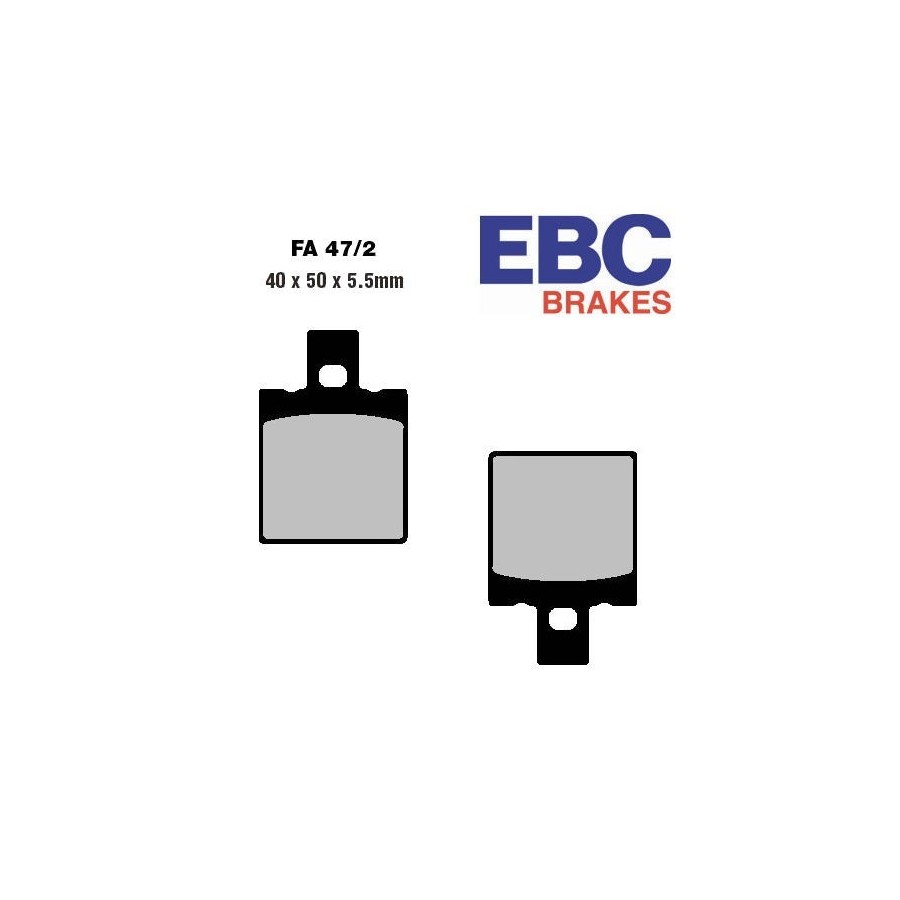 Frein - Jeu de Plaquettes - EBC - FA-047 - Etrier P05 01008-047-001