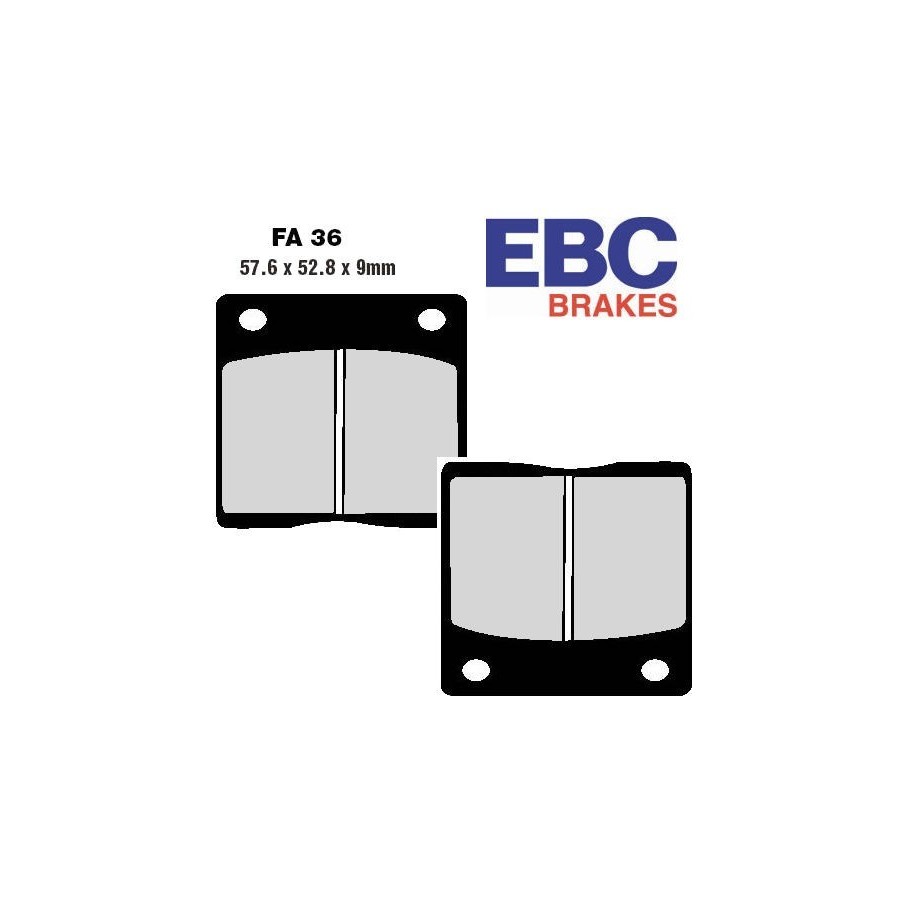 Frein - Jeu de Plaquettes - EBC - FA-036 Std - Kawasaki - Suzuki 01...