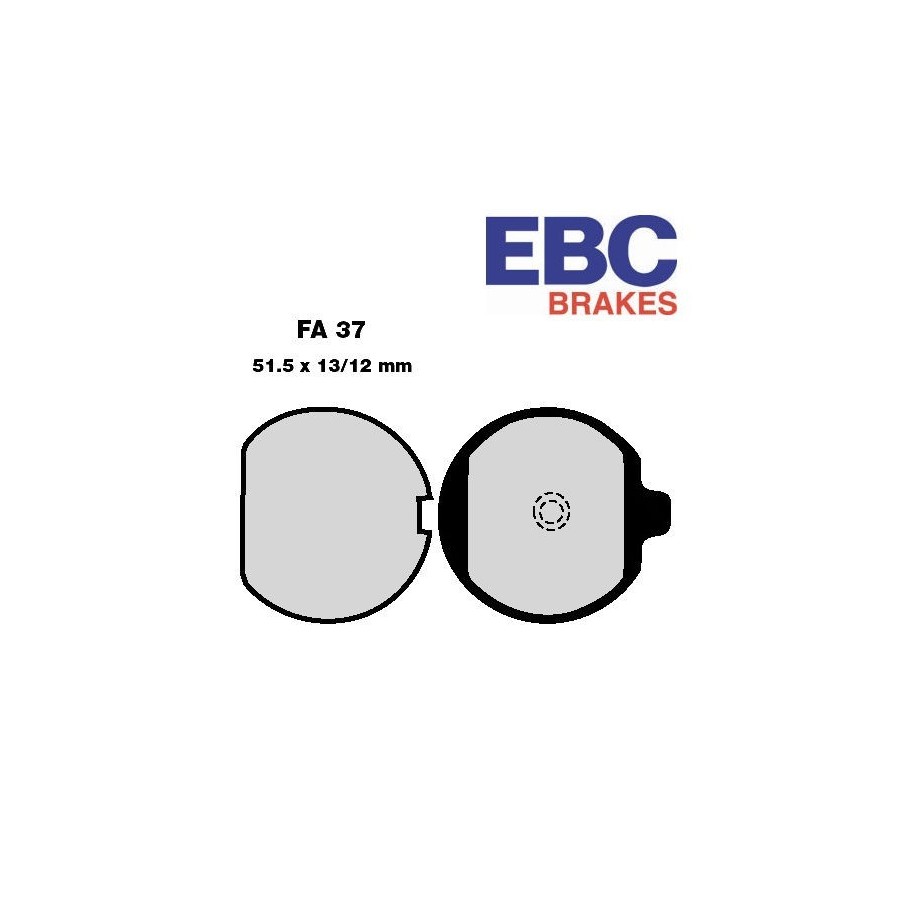 Frein - Jeu de Plaquettes - EBC - FA-037 - Standard - Kawasaki 0100...