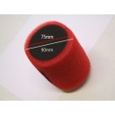 Filtre a air - ø 39mm - Mousse Rouge - UNI - (x1) - 