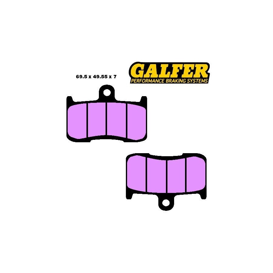 Frein - Jeu de Plaquettes - Galfer - GPXPH307 - (CIRCUIT) 01008-347...