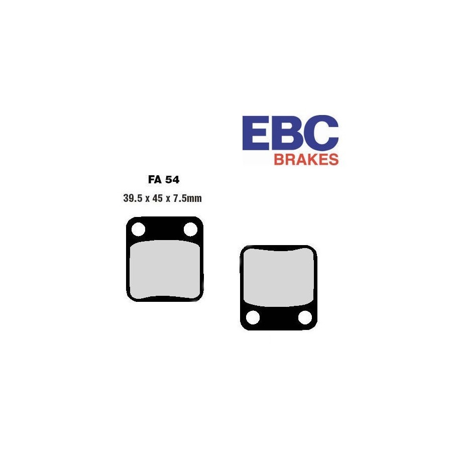 Frein - Jeu de Plaquettes - EBC - FA-054 -  01008-054-001