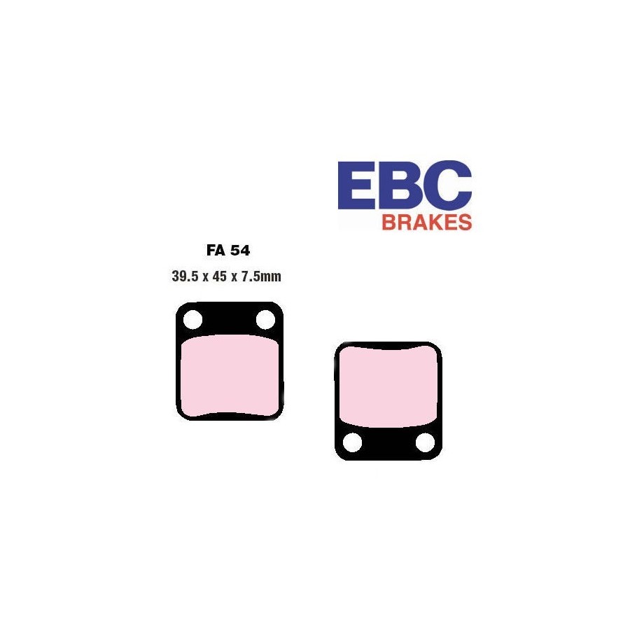 Frein - Jeu de Plaquettes - EBC - FA-054 - HH 01008-054-003