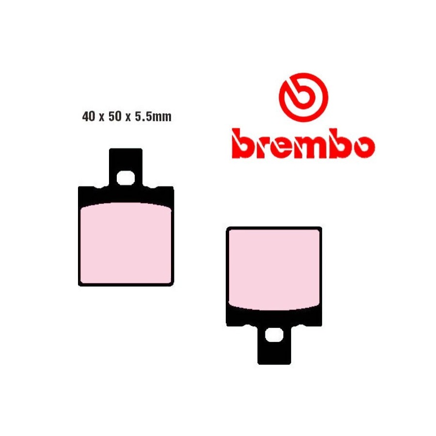 Frein - Jeu de Plaquettes - BREMBO - 07BB01SD - Etrier P05 01009-04...