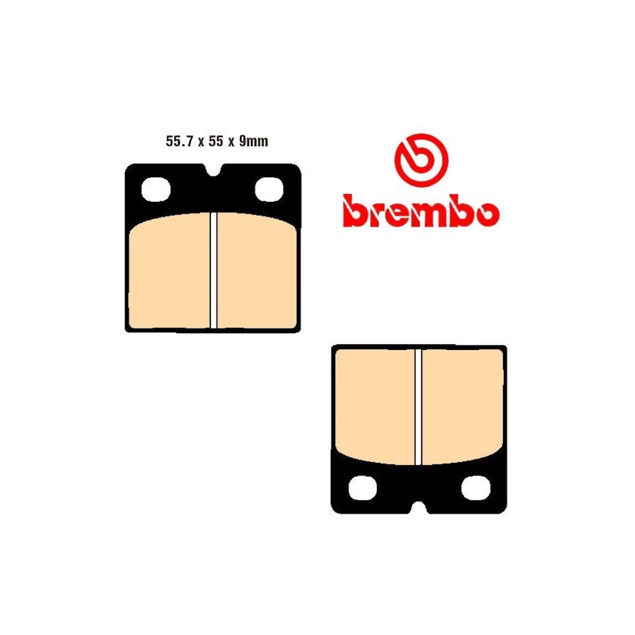 Frein - Jeu de Plaquettes - BREMBO - 07BB1408 - Etrier P08 01009-01...