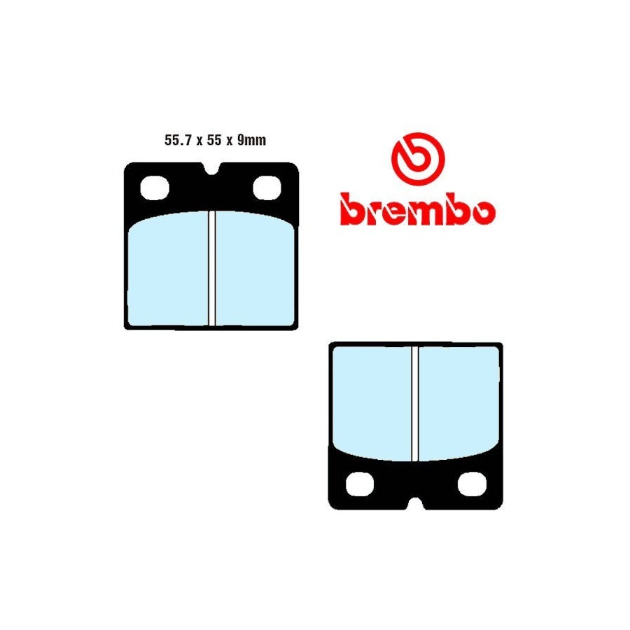 Frein - Jeu de Plaquettes - BREMBO - 07BB14SP - Etrier P08 01009-01...